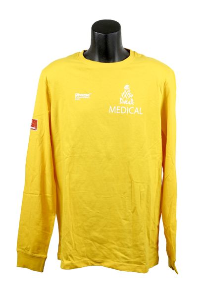 null Lot comprenant deux tee-shirts à manches longues "MEDICAL" jaune Dakar
Diverse...