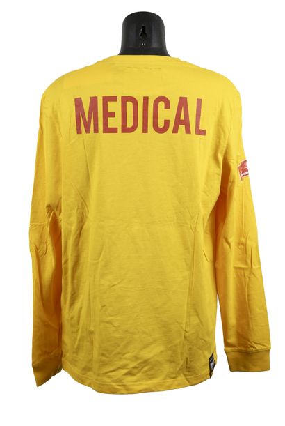 null Lot comprenant deux tee-shirts à manches longues "MEDICAL" jaune Dakar (dont...