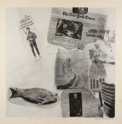 RAUSCHENBERG ROBERT (1925 - 2008) RAUSCHENBERG ROBERT (1925 - 2008) Dal portfolio... Gazette Drouot