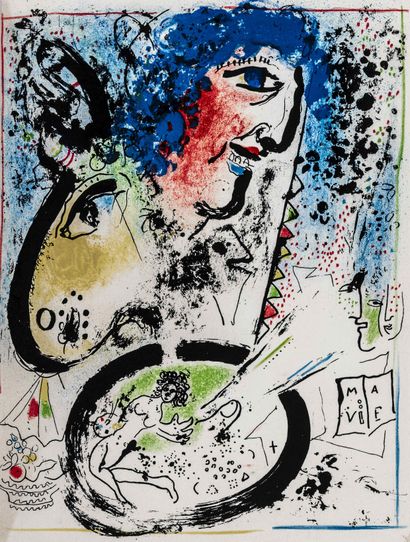  Chagall, Marc - Cain, Julien. Chagall Lithograph (I). Avant-propos de Marc Chagall.... Gazette Drouot