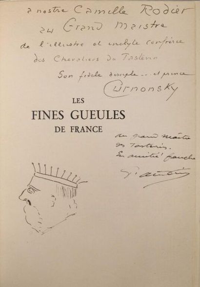 null * CURNONSKY, ANDRIEU (Pierre). Les fines gueules de France. Paris, Firmin Didot,...