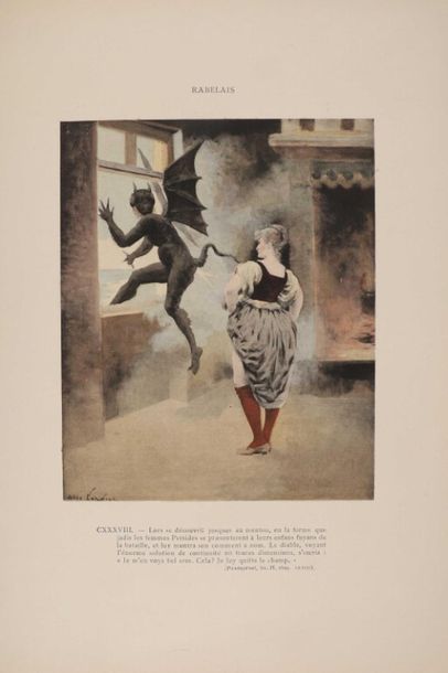 null * RABELAIS et l'oeuvre de Jules Garnier. Paris, E. Bernard, 1897-1899. 2 vol....