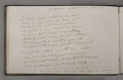 null [Album amicorum romantique]. [Paris, 1832-1837]. In-12 oblong (13 × 21 cm),...