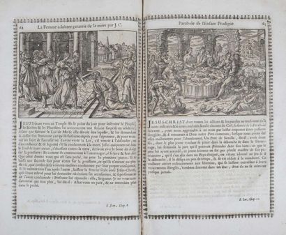 null [Bible illustrée. Français. 1724]. Figures des Histoires de la Sainte Bible,...