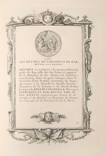 null [GODONESCHE (Nicolas), FLEURIMONT (G. R.)]. Médailles du règne de Louis XV....