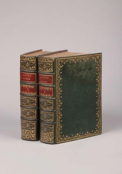 null [Reliure]. [Bible. Français. 1789]. La Sainte Bible, contenant l'Ancien et le...