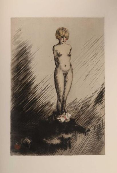 null ICART. COLETTE. L'ingénue libertine. Paris, Excelsior, 1926. In-4, demi-chagrin...