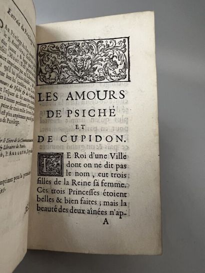 null APULÉE. The loves of Psyche and Cupid. In Paris, by J.-B. Coignard, 1695. In-12,...