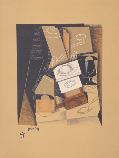 null GRIS. REVERDY (Pierre). Au soleil du plafond. Paris, Tériade, 1955. In-folio,...
