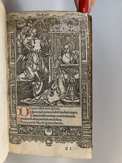 null [Livre du XVIe s.]. [Heures, latin, 1531]. [HORE Deipare virginis Marie, secundum...