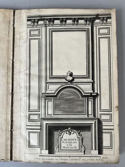 null [Architecture]. [Chimneys]. Collection of 51 engraved plates after Blondel,...