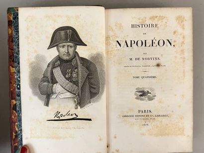 null NORVINS (J. Marquet de Montbreton de). Histoire de Napoléon. Paris, A. Dupont,...
