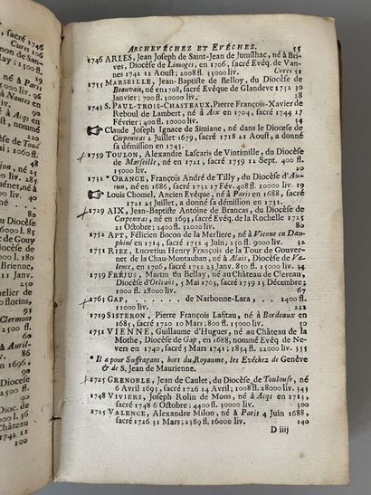 null [Almanacs] [Strings].

- [Royal Almanac, leap year 1764]. [In Paris, Chez Le...