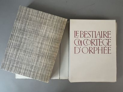 null NOTTON. APOLLINAIRE (Guillaume). Le bestiaire ou le cortège d'Orphée. Paris,...