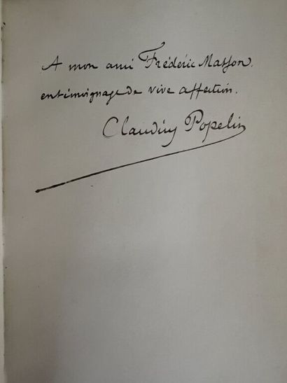 null POPELIN (Claudius). L'émail des peintres. Paris, Lévy, 1866. In-8, maroquin...