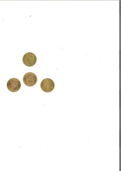 null FRANCE : 
1 x 20 francs or (900 millièmes) NAPOLEON TETE LAUREE, 1811.
1 x 20...