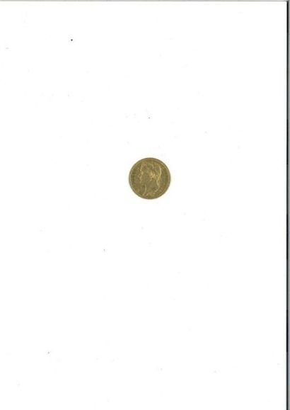 FRANCE :
1 x 40 francs en or (900 millièmes)...