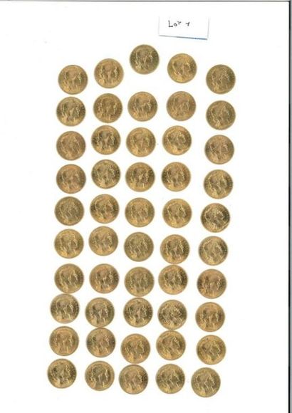 null FRANCE: 
-11 x 20 gold francs (900 thousandths) COQ DE CHAPLAIN, 1907.
-2 x...
