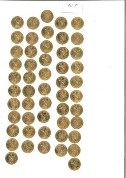null FRANCE :
-1 x 20 francs or (900 millièmes) COQ DE CHAPLAIN, 1899.
-1 x 20 francs...