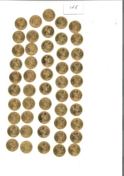 null FRANCE:
-1 x 20 gold francs (900 thousandths) COQ DE CHAPLAIN, 1902.
-1 x 20...