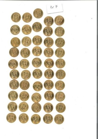 null FRANCE: 
-1 x 20 gold francs (900 thousandths) COQ DE CHAPLAIN, 1901.
-1 x 20...
