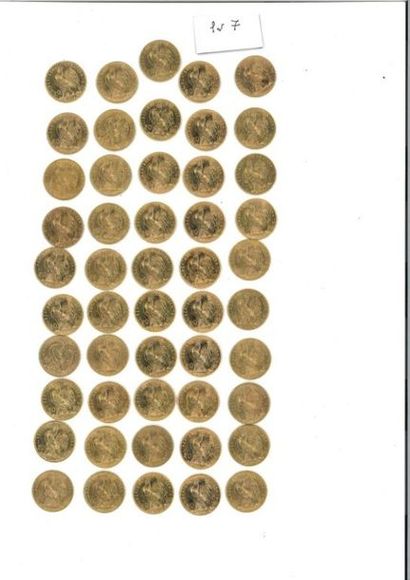 null FRANCE : 
-1 x 20 francs or (900 millièmes) COQ DE CHAPLAIN, 1901.
-1 x 20 francs...