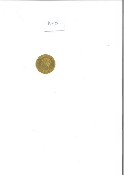 null ITALY-SARDAINIA:
-1 x 80 gold lira (900 thousandths) LATIN UNION CHARLES-FELIX...