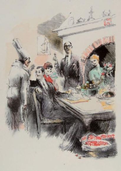VILLA (GEORGES)-CURNONSKY Défense et illustration de la gastronomie française. Illustré...
