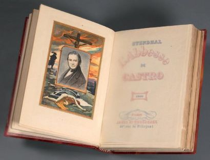 [MALASSIS-SIMEON] STENDHAL L'Abbesse de Castro. Illustré de 19 compositions aquarellées...