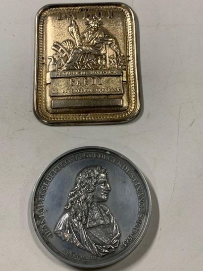 LOT : 
Médaille de Jean-Baptiste COLBERT,...