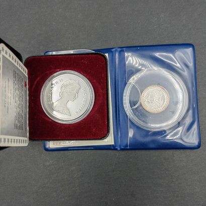null [Canada] [France]. Pièces en argent :

CANADA. 1834-1984, Toronto. Pièce commémorative...