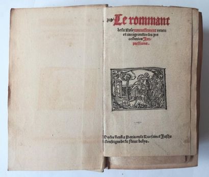 null [GUILLAUME DE LORRIS ; JEAN DE MEUNG. Le rommant de la Rose nouvellement reveu...