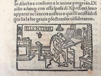 null [16th century book]. [JEROMA (Saint)]. Vita de sancti padri vulgare hystoriata....