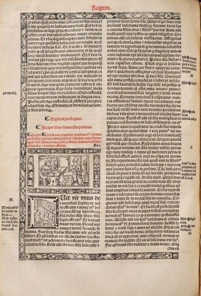 null [BIBLE. Latin. 1520]. [Biblia magna. Biblia cum concordantiis Veteris et Novi...