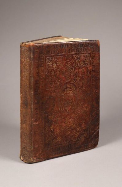 null [16th century book]. [Roman Pontifical, Latin, 1595]. Pontifical Romanum Clementis...