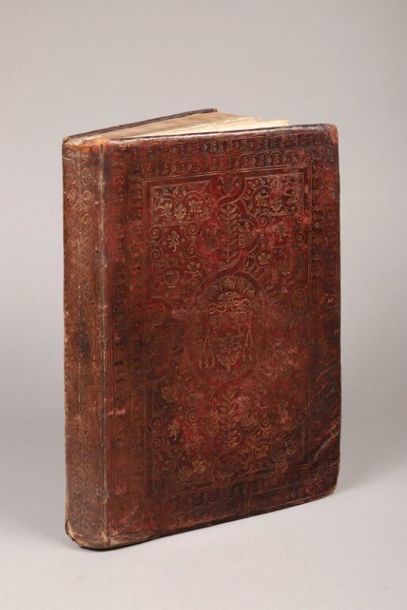 null [Livre du XVIe siècle]. [Pontifical romain, latin, 1595]. [Pontificale Romanum...