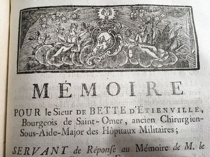 null * [Affaire du collier]. Recueil de 16 pièces imprimées à Paris entre 1776 et...