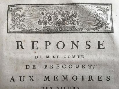 null * [Affaire du collier]. Recueil de 16 pièces imprimées à Paris entre 1776 et...