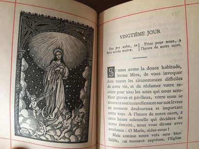 null [Reliures]. Mois de la Vierge Marie. Dijon, Pellion et Marchet Frères, [vers...