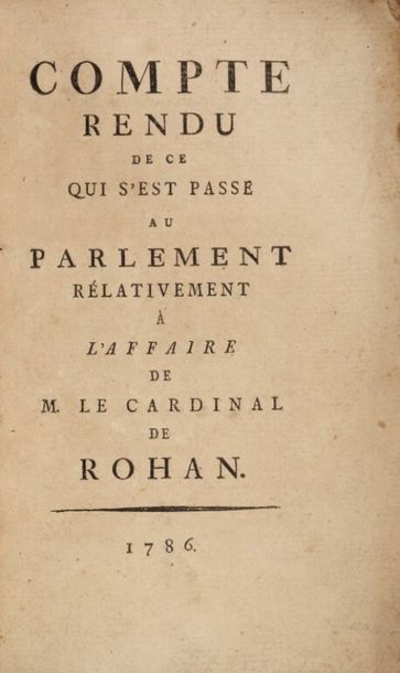 null * [Rohan (L.-R.-E. Of]]. Account of what happened in Parliament in connection...