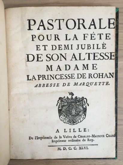null * [Rohan (Genevieve A. E. Of)]. Pastorale for the feast and half jubilee of...