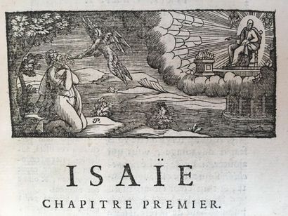 null * [Rohan (Anne Marguerite de)]. Bible, A.T., latin-français, 1686]. Isaïe traduit...