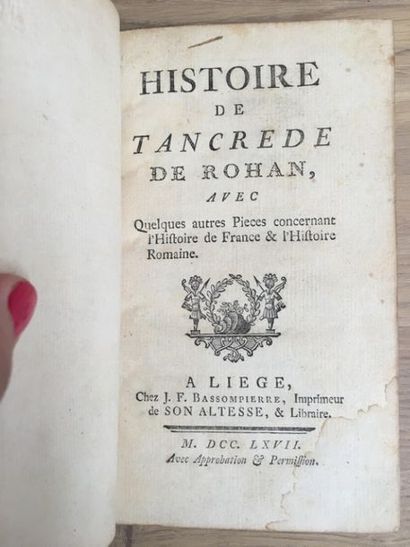 * [GRIFFET (Henri)]. Histoire de Tancrède...