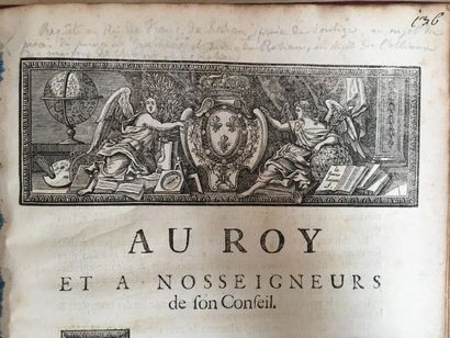null * [LE ROY]. [Requête d'intervention de François de Rohan, prince de Soubise,...