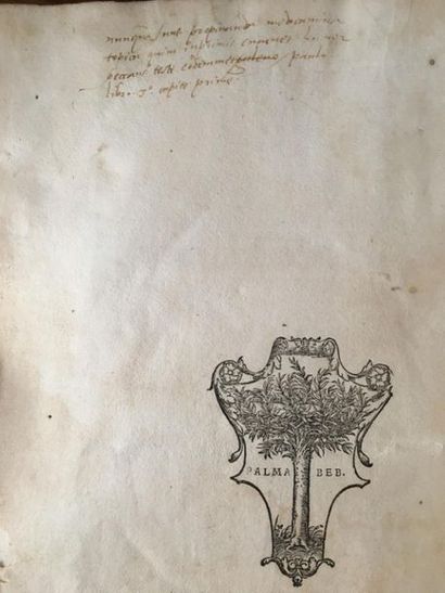 null [16th century book] PAUL D'ÉGINE. Pauli Aeginetae Medici insignis opus divinum,...