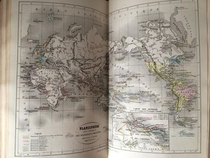 null BOUILLET (M.-N.). Universal atlas of history and geography. Paris, Hachette,...