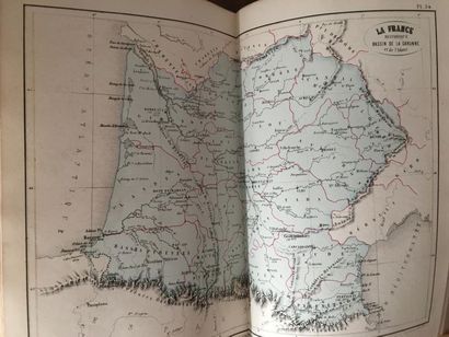  BOUILLET (M.-N.). Atlas universel d'histoire et de géographie. Paris, Hachette,...
