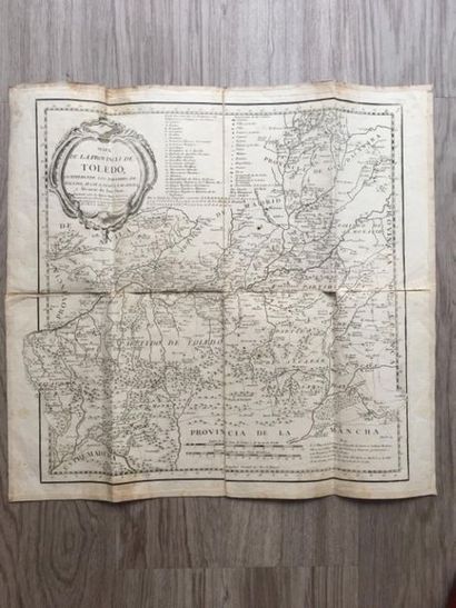 null [Espagne]. LOPEZ (Tomas). 2 cartes géographiques gravées :
- Navarra Regnum...