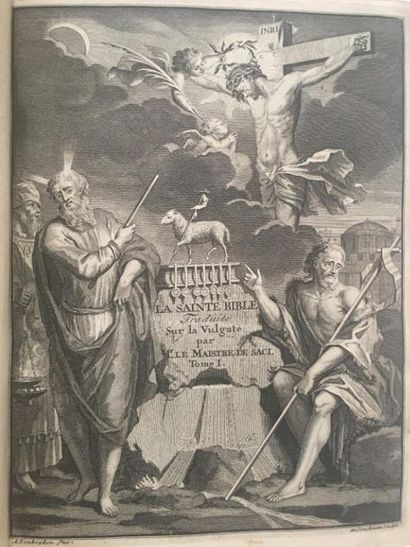  [BIBLE. Français. 1713]. LE MAISTRE DE SACY (Isaac Louis). La Sainte Bible contenant...