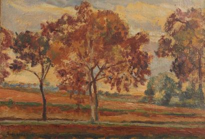 André FONS GODAIL (1871-1954). André FONS GODAIL (1871-1954). 
 Landscape towards...